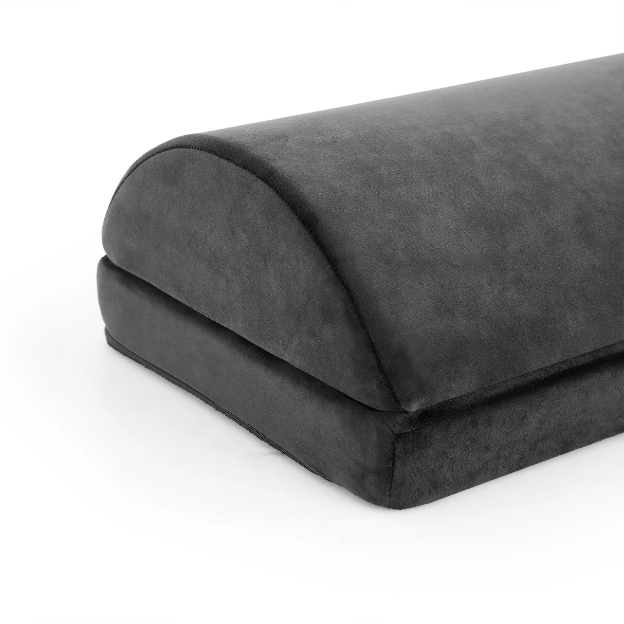 Schwarze Polsterung der Fußablage Podi Velvet 1 von hjh OFFICE