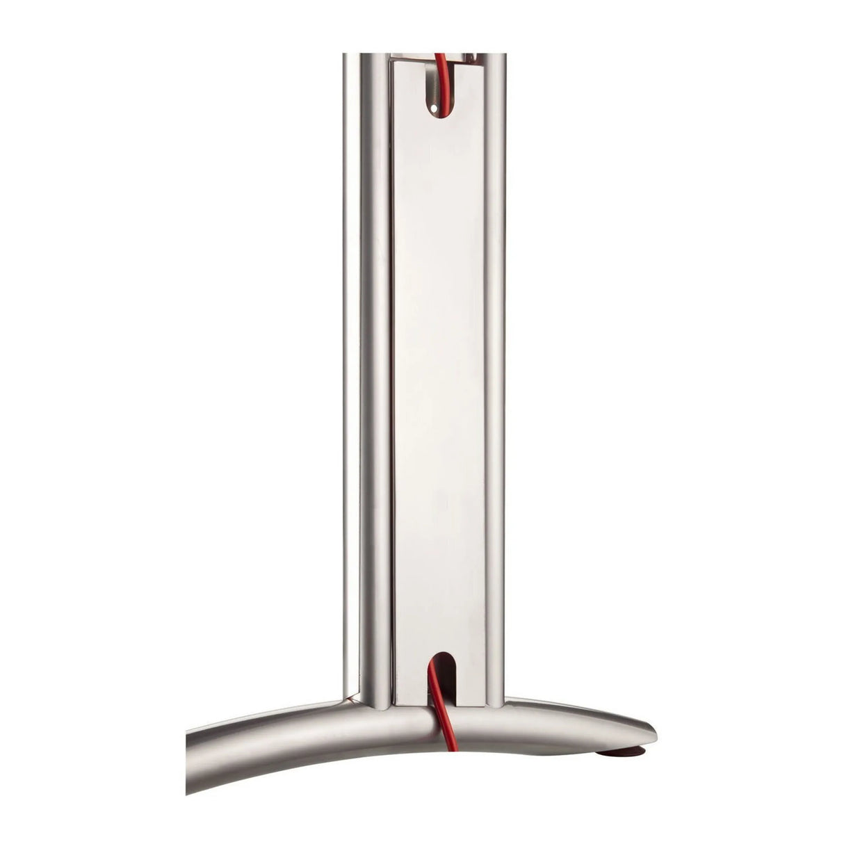 Kabelmanagement-Schiene des Schreibtischs BELA 12 S mit rotem Kabel von hjh OFFICE PRO