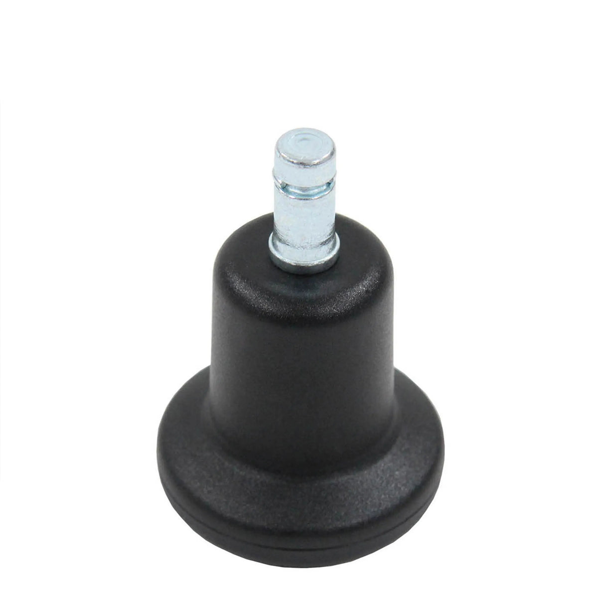 Schwarzer Stuhlgleiter 5 x STAND Nr. 10 mit 10 mm Metallstift für alle Böden von hjh OFFICE