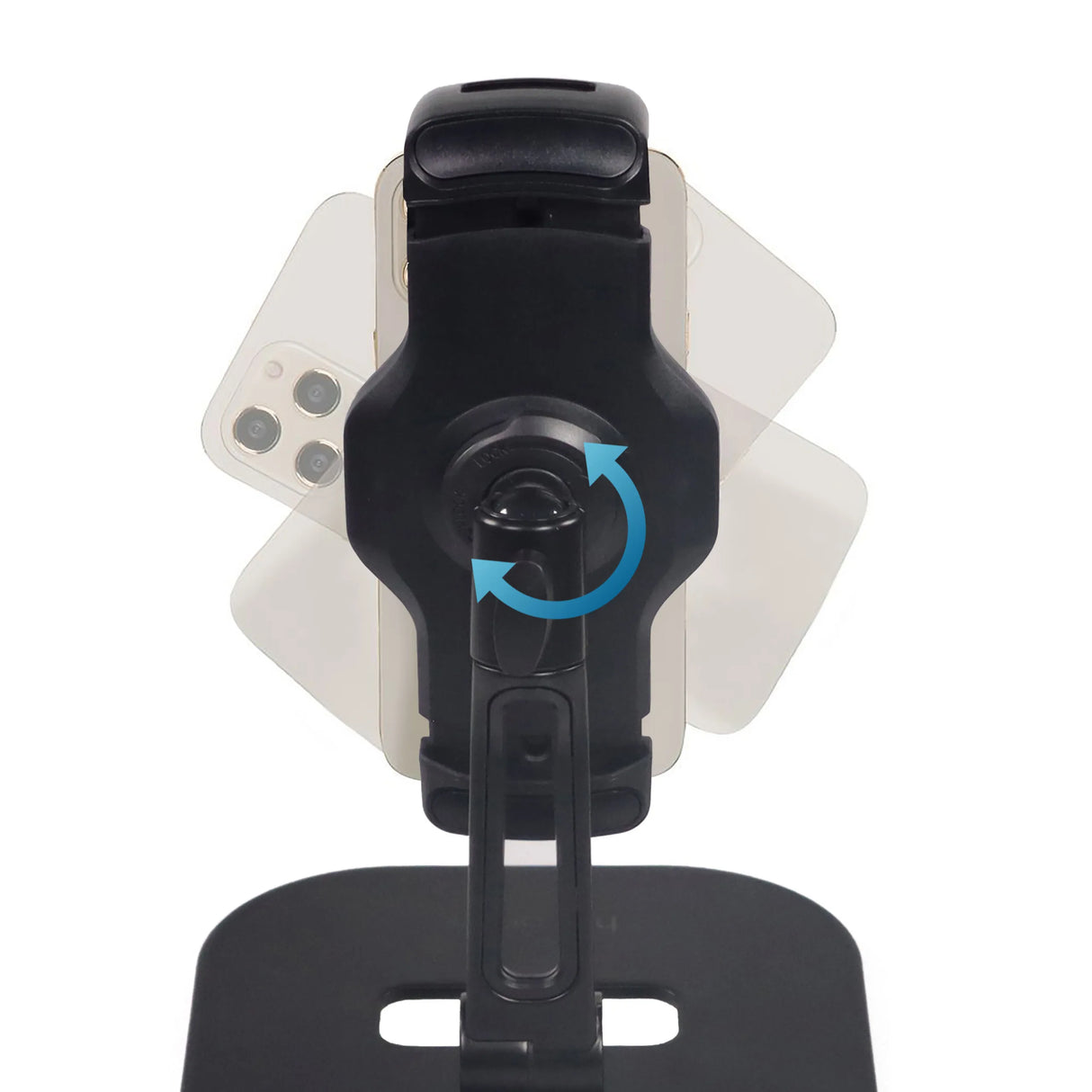 Kugelgelenk zur Neigungsverstellung der Handy & Tablet Halterung FLEXMOBI IV in Schwarz von hjh OFFICE