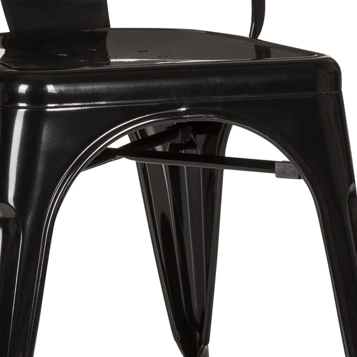 Unterkonstruktion mit Verstrebung des Bistrostuhls VANTAGGIO COMFORT in Schwarz von hjh OFFICE