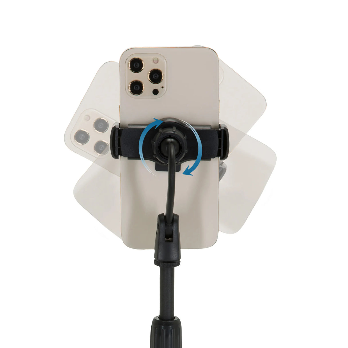 360-Grad-Drehmechanismus der Handy- und Tablet-Halterung FLEXMOBI II von hjh OFFICE