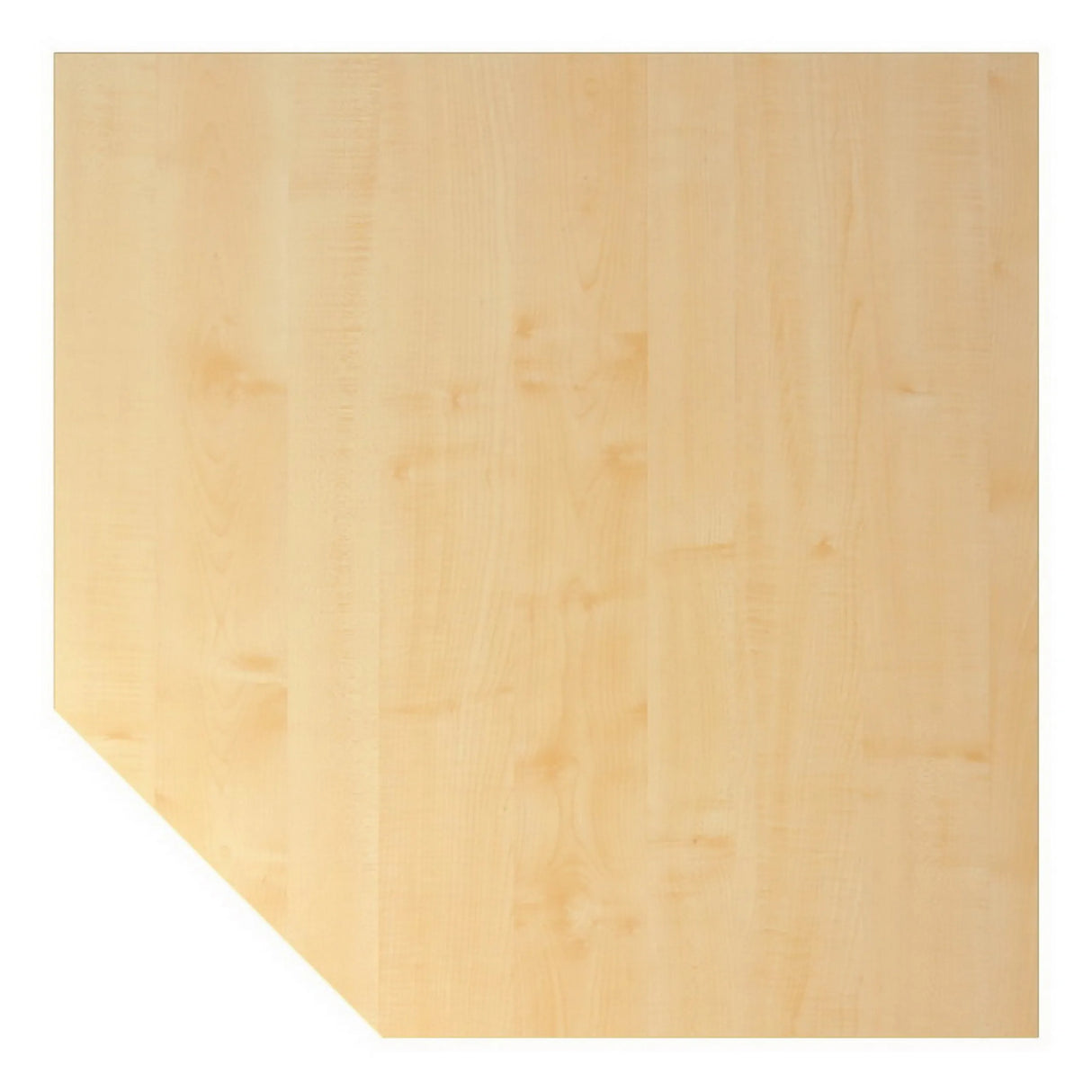 Ahornfarbene Trapezplatte 120 x 120 mm der Serie NANO LT12 von hjh OFFICE PRO