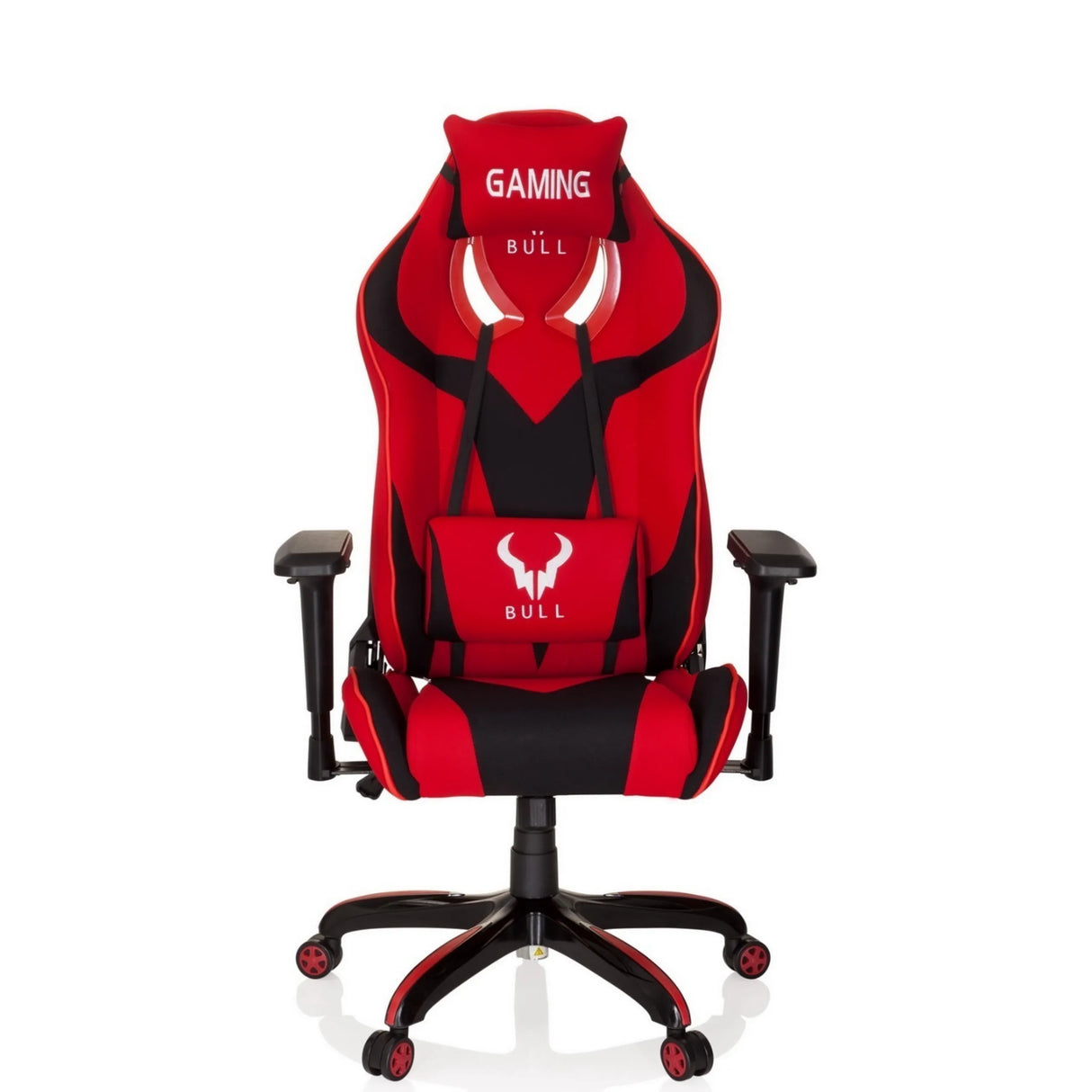 Gamingstuhl PROMOTER II in Schwarz-Rot mit Nacken- und Lendenkissen von hjh OFFICE