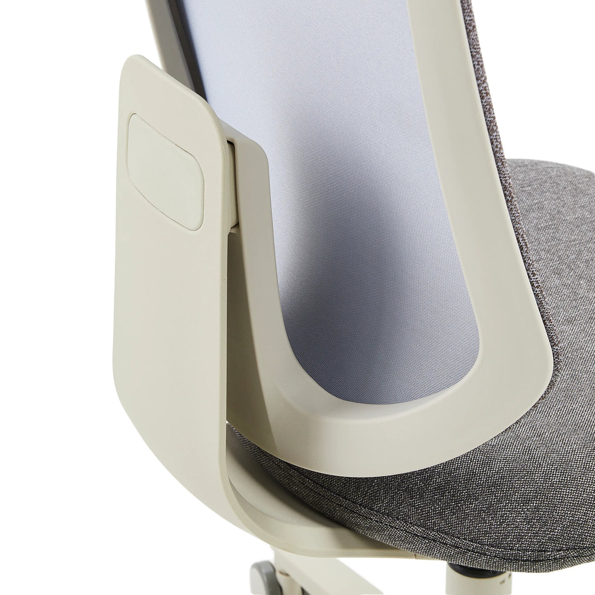 Seitliche Rückenlehnenstütze des Home-Office-Bürostuhls Sitflex Lady in Grau von hjh OFFICE
