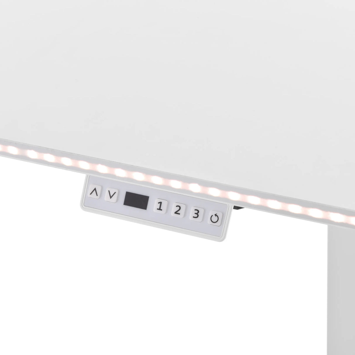 Digitales Bedienfeld mit Memory-Funktion des elektrisch höhenverstellbaren Schreibtisches Worktime LED von hjh OFFICE