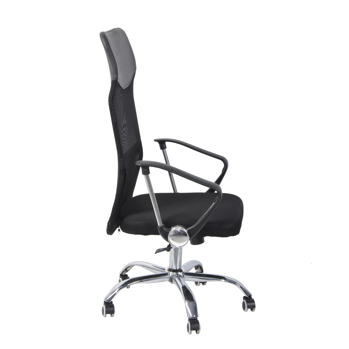 Home-Office-Chefsessel Stryka Net mit Netzstoffbezug und glänzendem Sternfuß von hjh OFFICE
