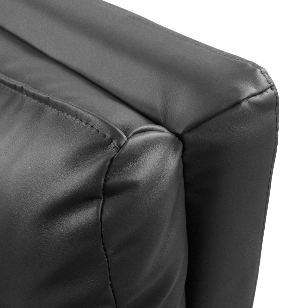 Naht und Polsterung des Loungesofas VINTALUX in Grau von hjh LIVING