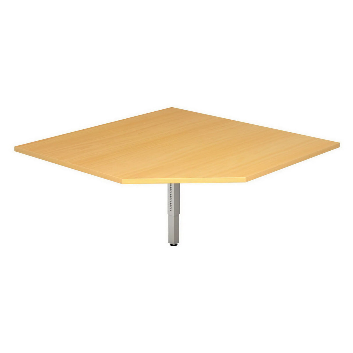 Trapezplatte in Buche des Schreibtisches HT12 von hjh OFFICE PRO