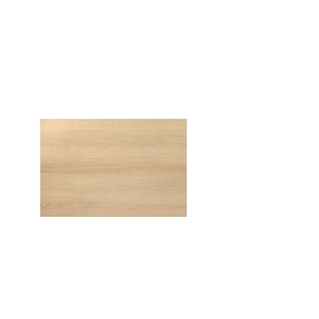 Quadratischer Schreibtisch KONTOR KP 12 in Eicheoptik mit einer hellen Holzmaserung von hjh OFFICE PRO