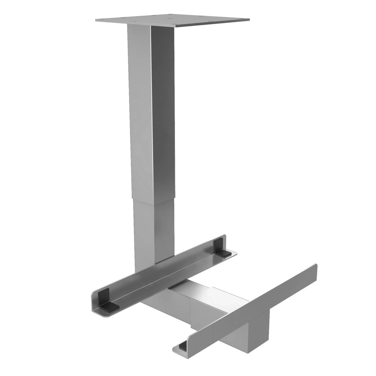 Universeller PC-Halter RCPU in Silber mit einer stabilen Haltevorrichtung von hjh OFFICE PRO