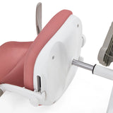 Rückseitenansicht der Sitzschale und Gasfeder des Kinderdrehstuhls Kiddy Smart Step in Rosa von hjh OFFICE