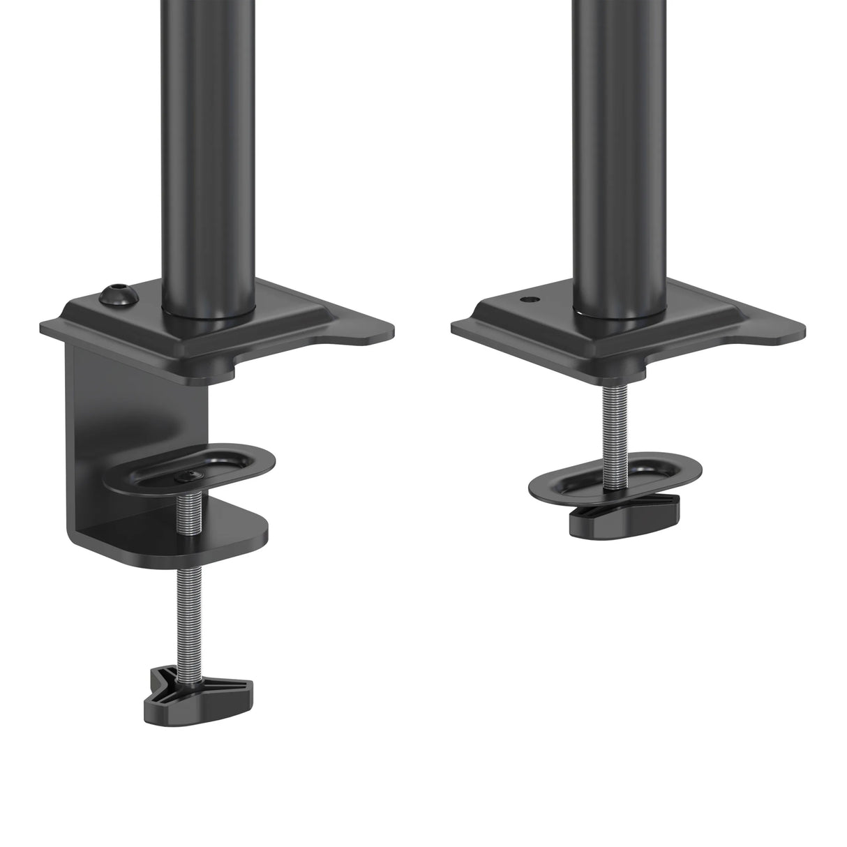 Tischbefestigung mit Schraubklemme der Monitorhalterung Ergomount M1 in Schwarz von hjh OFFICE