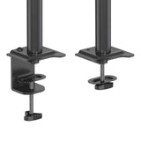 Tischbefestigung mit Schraubklemme der Monitorhalterung Ergomount M1 in Schwarz von hjh OFFICE