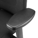 Schwarze Armlehne des Profi-Bürostuhls Skandis von hjh OFFICE