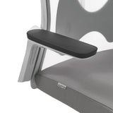 Verstellbare Armlehne des Profi-Bürostuhls ARCEO W in Grau von hjh OFFICE