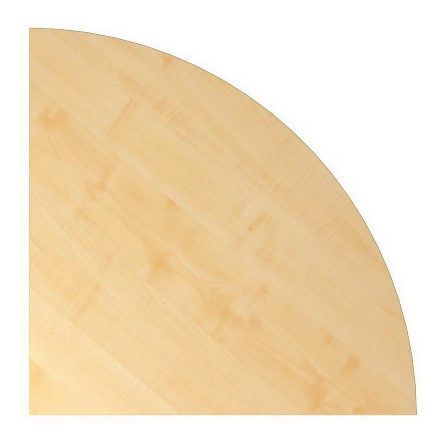 Runder Eckwinkel der Serie HILO HE90 / HE91 in Ahorn mit den Maßen 80 × 80 von hjh OFFICE PRO