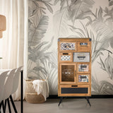 Sideboard CONTINENTO S in dunklen Holzfarben mit verschiedenen Schubladen und Metallfüßen von hjh LIVING