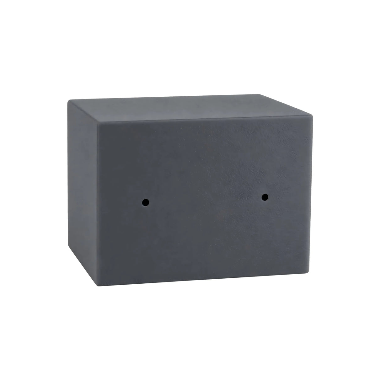 Anthrazitfarbener Tresor Safe Compact Mini in quaderförmiger Ausführung von hjh OFFICE