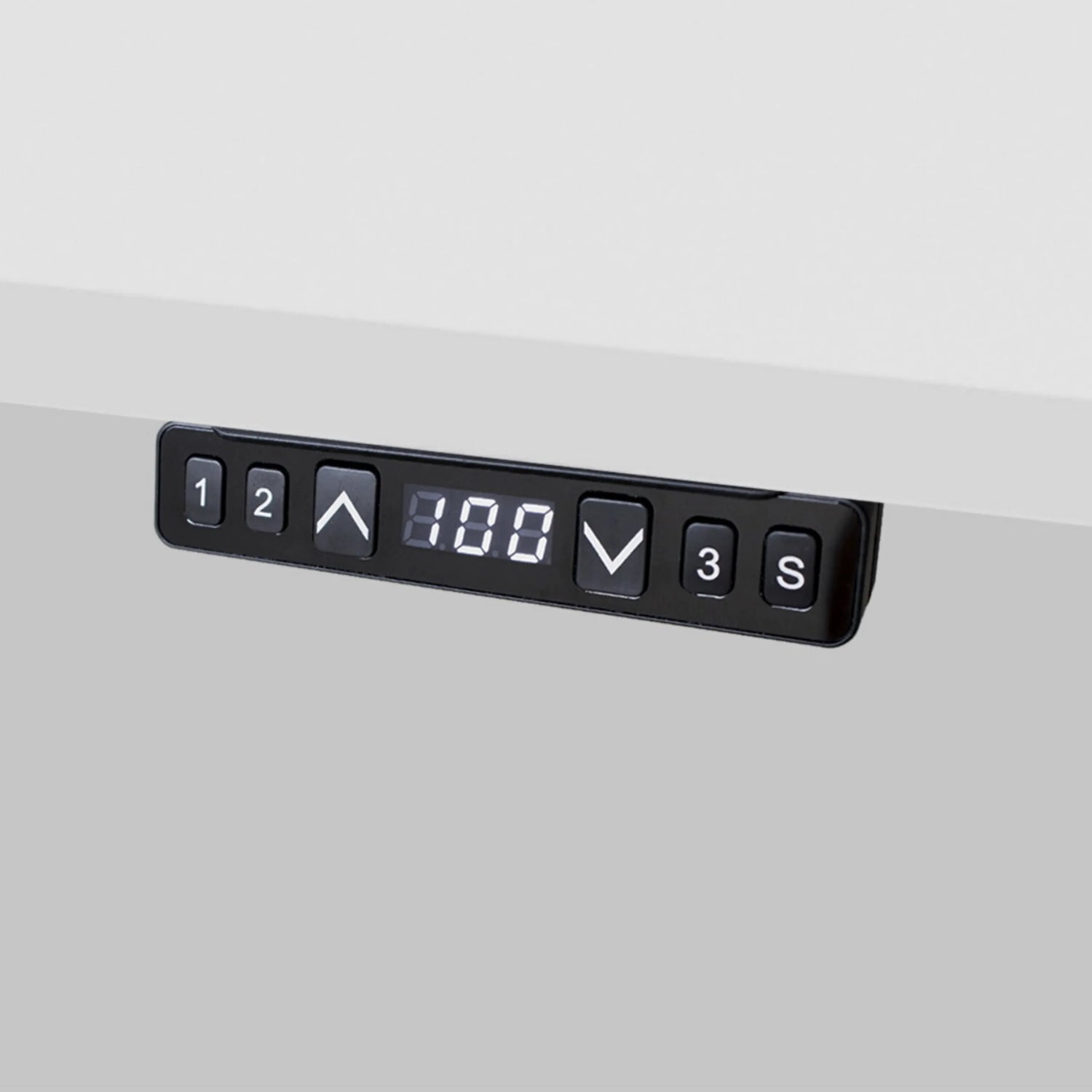 Digitales Bedienfeld des elektrisch höhenverstellbaren Schreibtisches XMKA 12 W von hjh OFFICE PRO