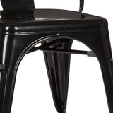 Unterkonstruktion mit Verstrebung des Bistrostuhls VANTAGGIO COMFORT in Schwarz von hjh OFFICE