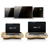 Größenkompatibilität der Laptopunterlage COMFILAP I für Laptops von 13 bis 17 Zoll von hjh OFFICE