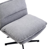 Sitzfläche und Rückenlehne des Loungesessels Criss-Cross 20 in Dunkelgrau von hjh LIVING