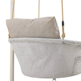 Polsterkissen und Aufhängung des Hängesessels Skylo in Beige von hjh LIVING