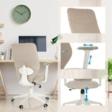 Höhenverstellbare Armlehnen und Sitzfläche des Home-Office-Bürostuhls COSIO II von hjh OFFICE