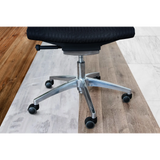 Fünfstrahlkreuz mit schwarzen Stuhlrollen 5x ROLO 11mm/50mm für Hartböden von hjh OFFICE