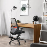Profi-Bürostuhl CARLOW I in Schwarz mit Netzrückenlehne und Armlehnen von hjh OFFICE