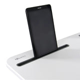 Tablet-Halterung in der Tischplatte des Stehschreibtisches STAND VM-SU I von hjh OFFICE