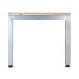 Höhenverstellbares Untergestell aus Aluminium des Schreibtischs JAVA 82 S von hjh OFFICE PRO