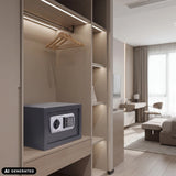 Tresor Safe Compact Basic in Anthrazit mit Digitalcode-Schloss von hjh OFFICE (KI-generiertes Bild)