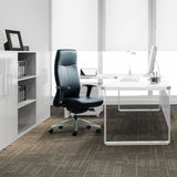 Luxus-Chefsessel ROVO XL in Schwarz mit Armlehnen und Sternfuß auf Rollen von Rovo Chair