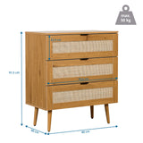 Maßzeichnung der Kommode BOHEO K mit 80 × 40 cm und maximaler Belastbarkeit von 50 kg von hjh LIVING