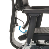 Verstellmechanismus der Armlehne am Luxus-Chefsessel ERGOHUMAN SLIM GEN2 von hjh OFFICE