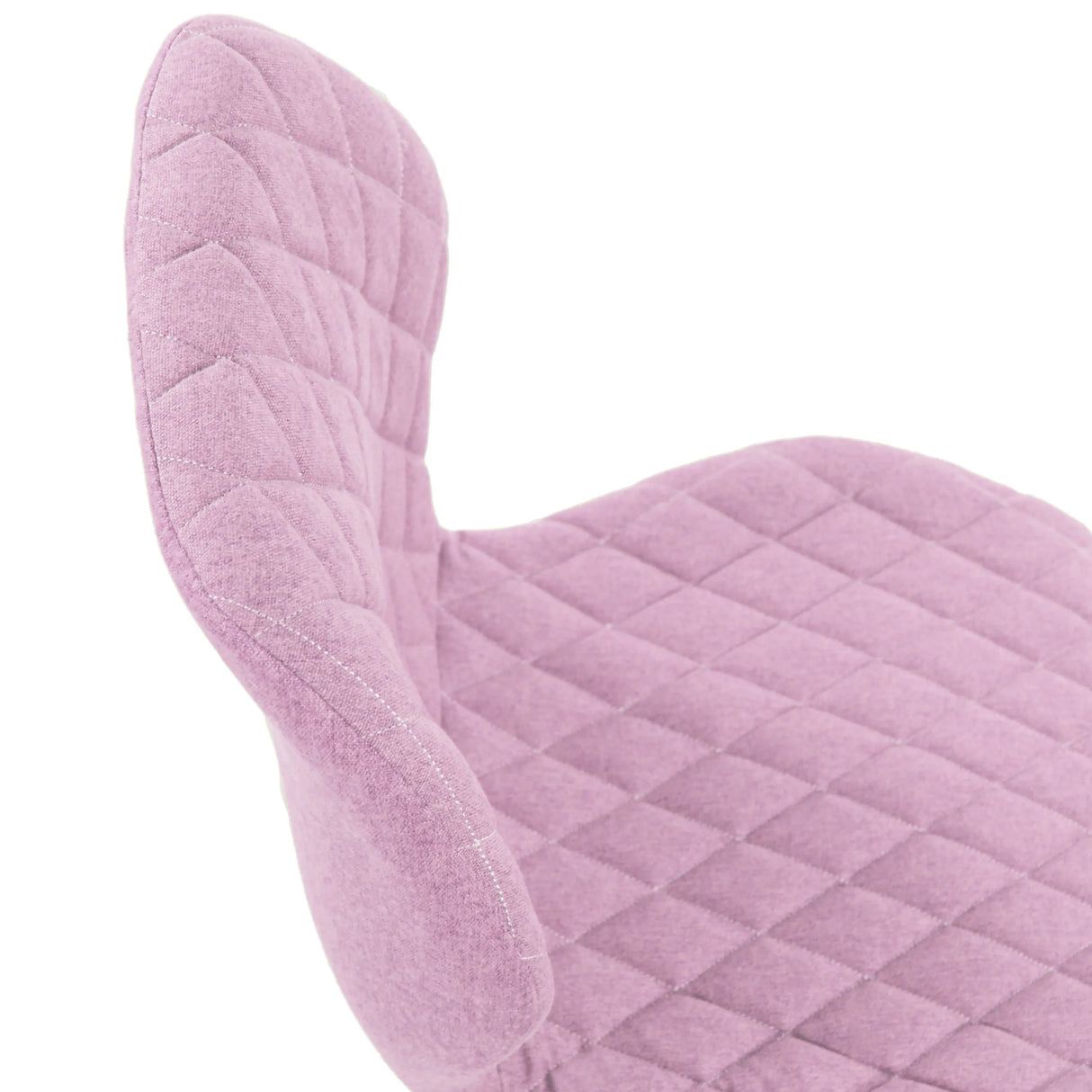 Rosa gesteppter Polsterbezug des Kinderdrehstuhls JOY II von hjh OFFICE
