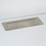 Aluminium-Einbaubox der Steckdosenleiste ELDUSB1 aus dem Zubehör von hjh OFFICE PRO