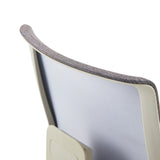 Obere Kante der grauen Rückenlehne des Home-Office-Bürostuhls Sitflex Lady von hjh OFFICE