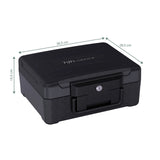 Maßansicht des Tresors Safe Compact Slim mit 36,5 × 28,5 cm von hjh OFFICE