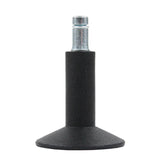 Schwarzer Stuhlgleiter 5 x STAND Nr. 12 mit 11 mm Stift für alle Böden von hjh OFFICE