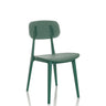 Grüner Outdoor-Stuhl ARTIFO HOL mit perforierter Sitzfläche und Rückenlehne von hjh OFFICE
