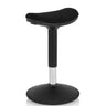Schwarze Stehhilfe BALANCE SIT I B mit gepolsterter Sitzfläche und rundem Standfuß von hjh OFFICE