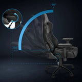 Verstellbare Rückenlehne des Gaming-Stuhls GAMEBREAKER SX 04 mit Neigungswinkel von 90 bis 180 Grad von hjh OFFICE