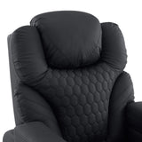 Rückenlehne mit Wabensteppung des Loungesessels Game Sport RX in Schwarz von hjh OFFICE