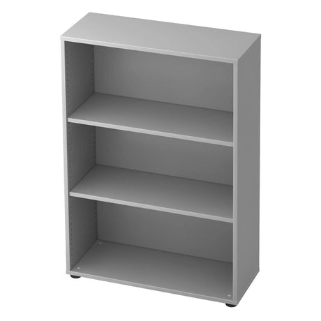 Graues Regal BETA 4500 mit drei Einlegeböden und einer Breite von 80 cm von hjh OFFICE PRO