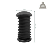 Maßzeichnung des Sitzhockers Sitness 4D mit einer Breite von 37 cm und einer Höhe von 59 - 71 cm von Topstar