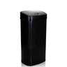 Schwarzer Sensor-Mülleimer CLEAN VI mit glatter Oberfläche und Deckel von hjh OFFICE