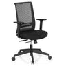 Profi-Bürostuhl CONISTON in Schwarz mit Netzrückenlehne und Armlehnen von hjh OFFICE